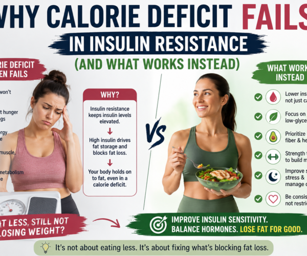 Why Calorie Deficit Fails in Insulin Resistance (And What Works Instead)